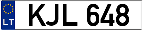 Truck License Plate